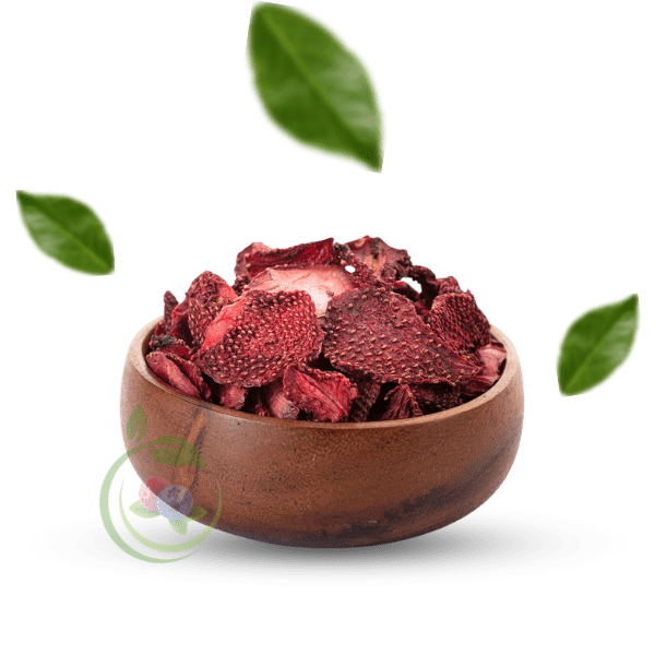 توت فرنگی خشک ورقه ای